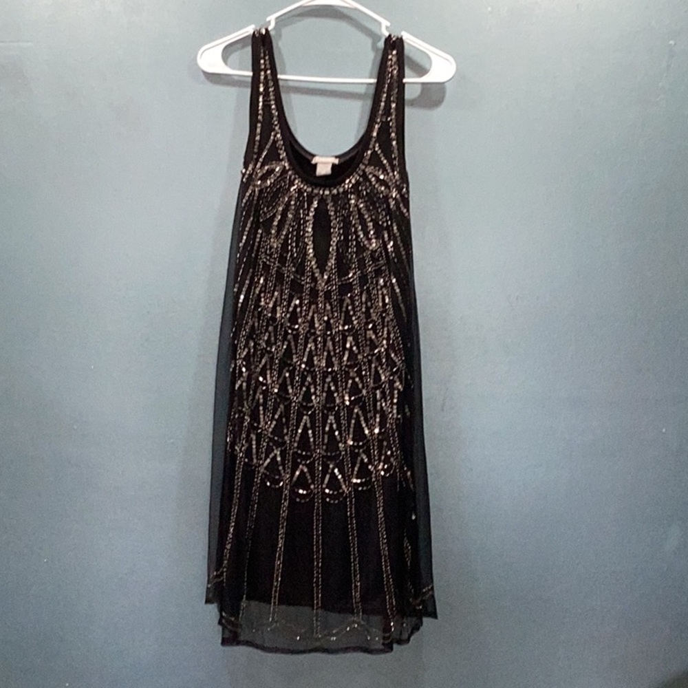 Brand new never worn Angie sequined party dress size L.